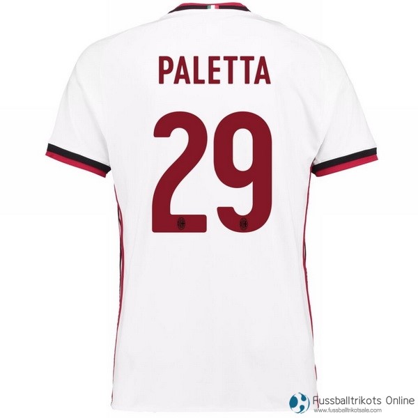 AC Milan Trikot Auswarts Paletta 2017-18 Fussballtrikots Günstig